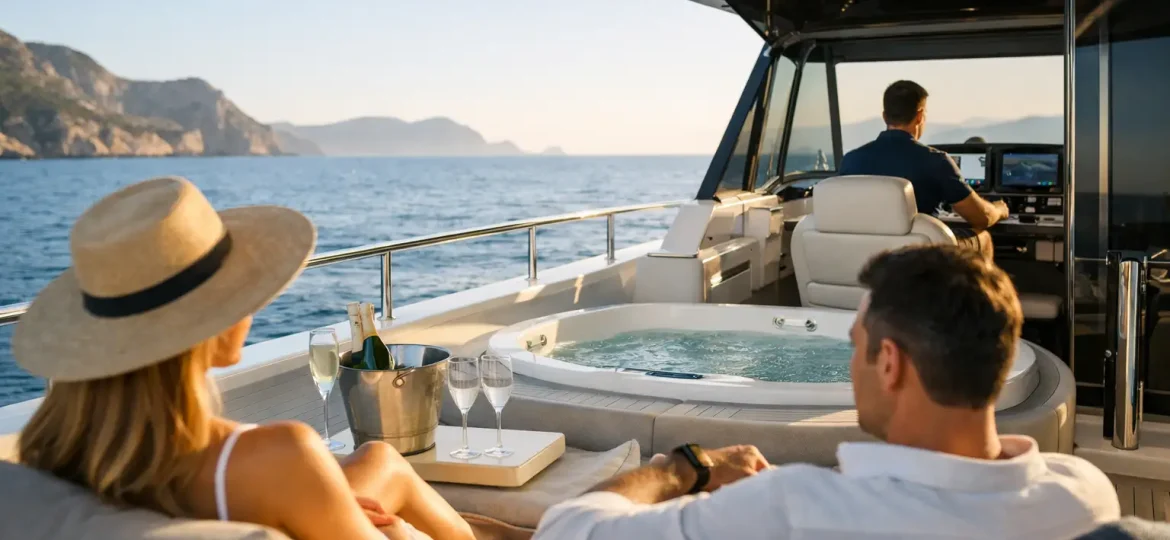 Crociere yacht lusso con controllo e privacy