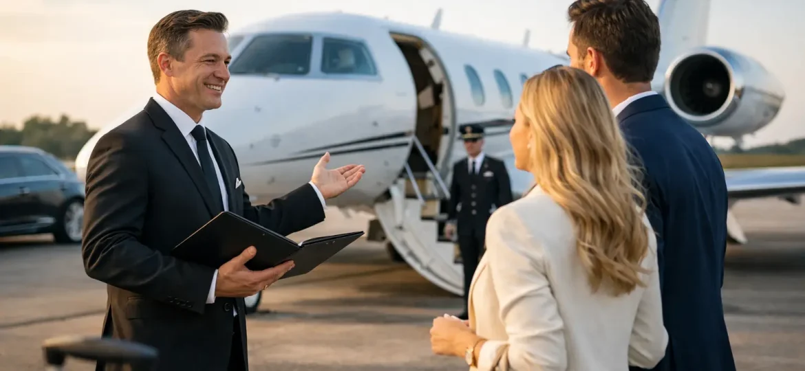 Servizio concierge per jet privati su misura