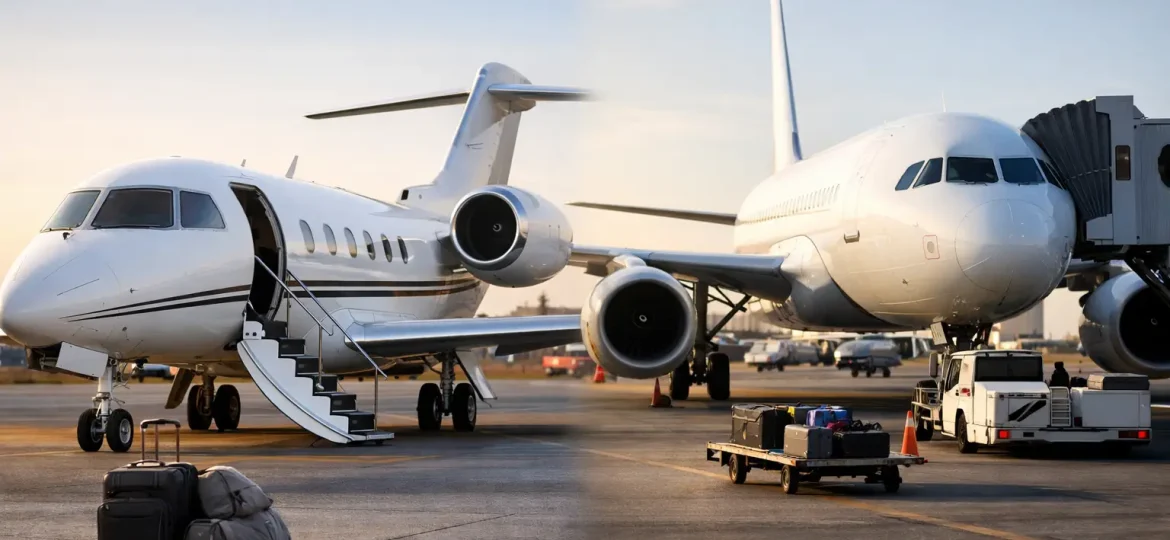 Charter commerciale versus voli di linea
