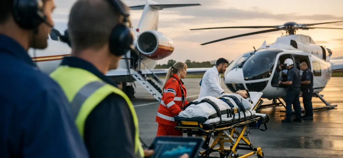 Evacuazione medica coordinata senza ritardi