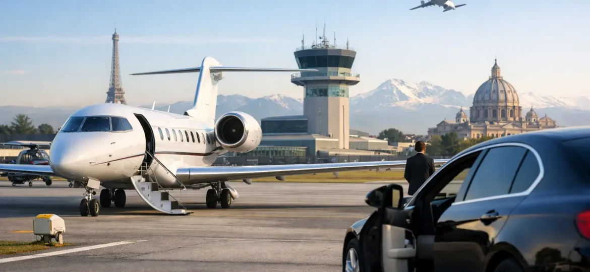 I migliori scali per jet business in Europa