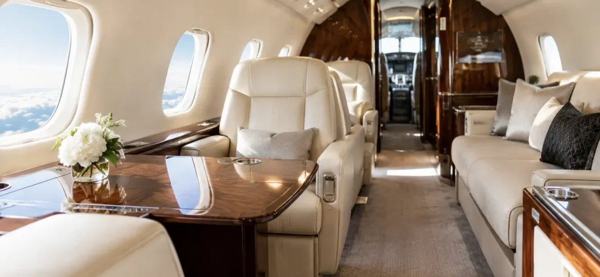 Interni jet privato di lusso: cosa conta davvero